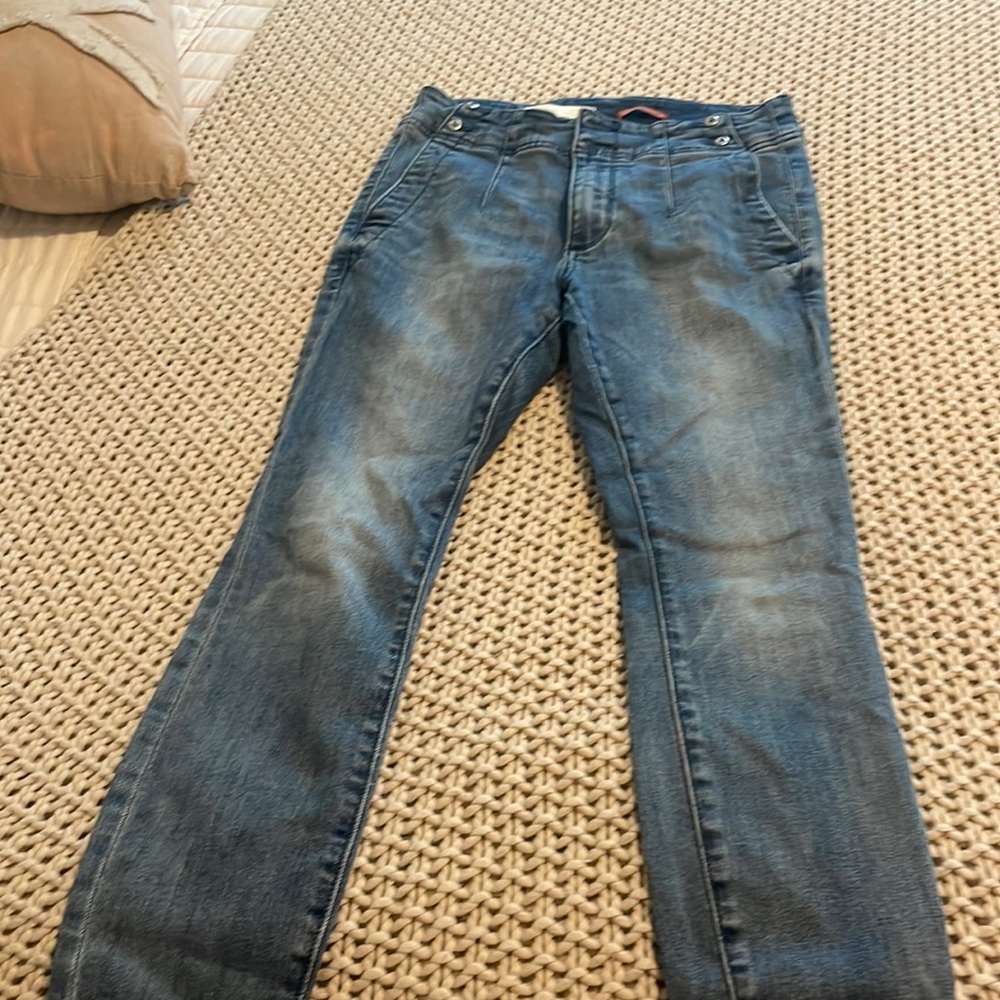 Anthropologie high rise skinny jeans size 28 Like new